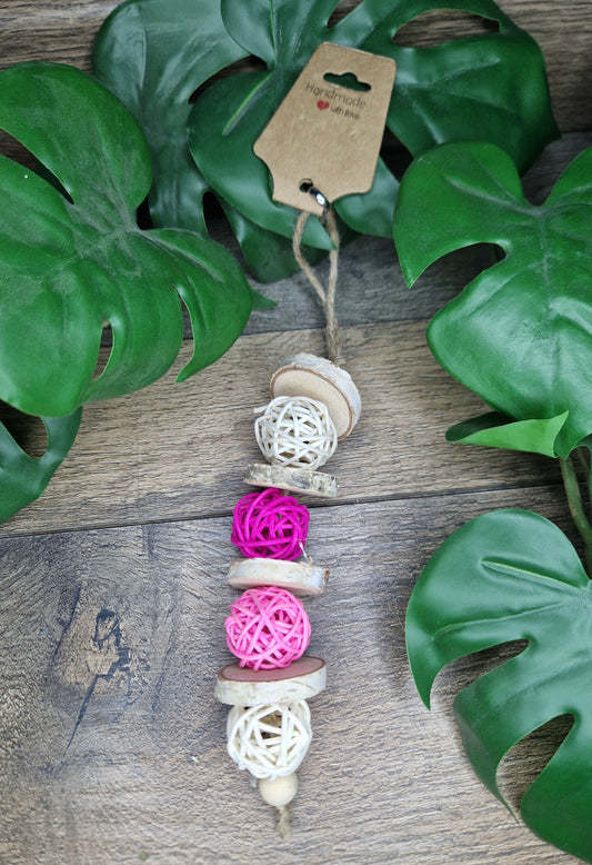 Jouet Rotin rose