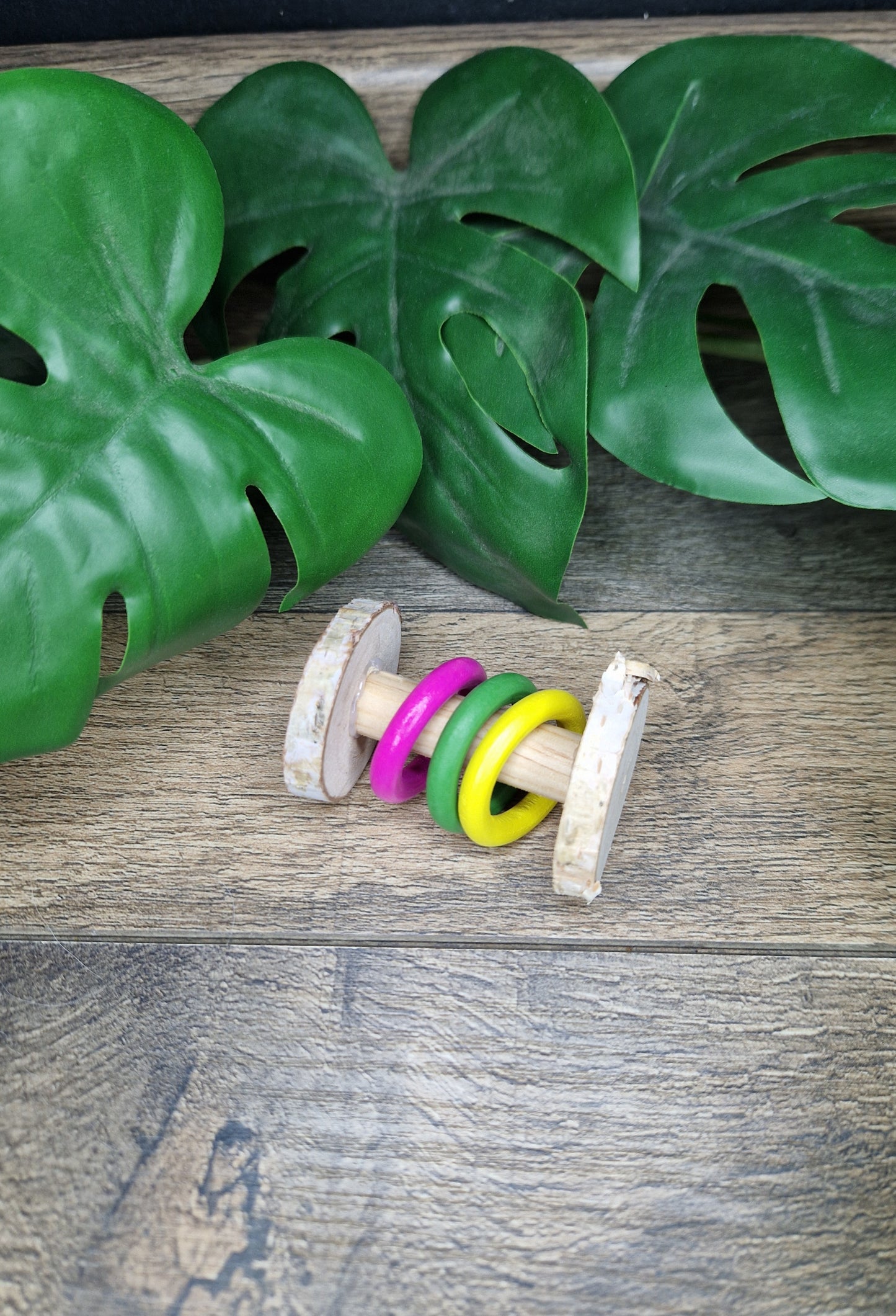 Jouet haltère coloré