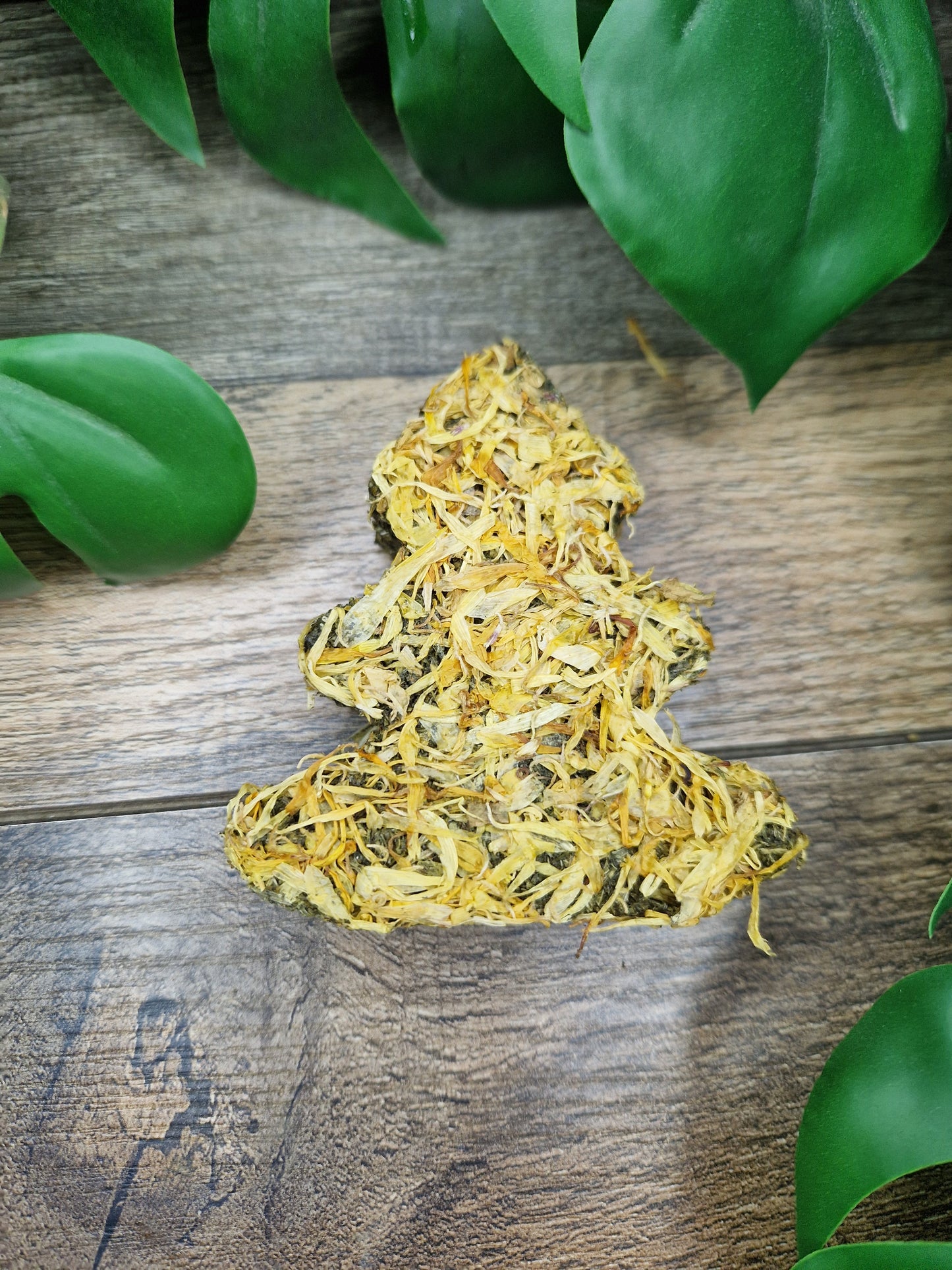 Sapin de Noël fleurs de souci