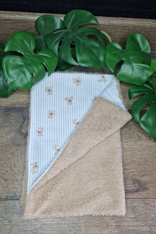 Couverture ouson marron