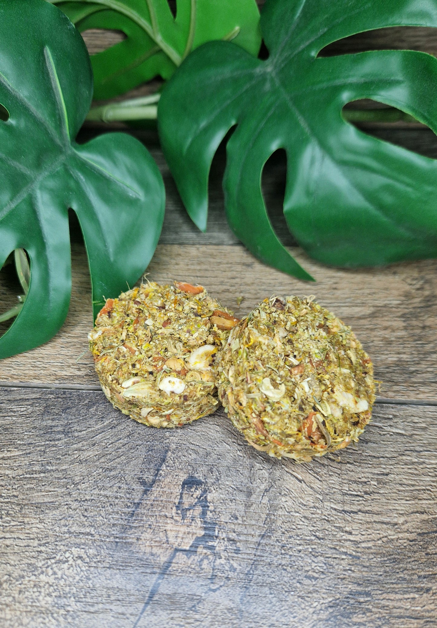 Biscuit Banane & fleurs de souci x2