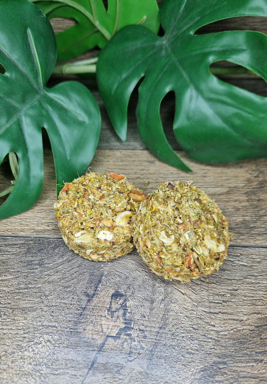 Biscuit Banane & fleurs de souci x2