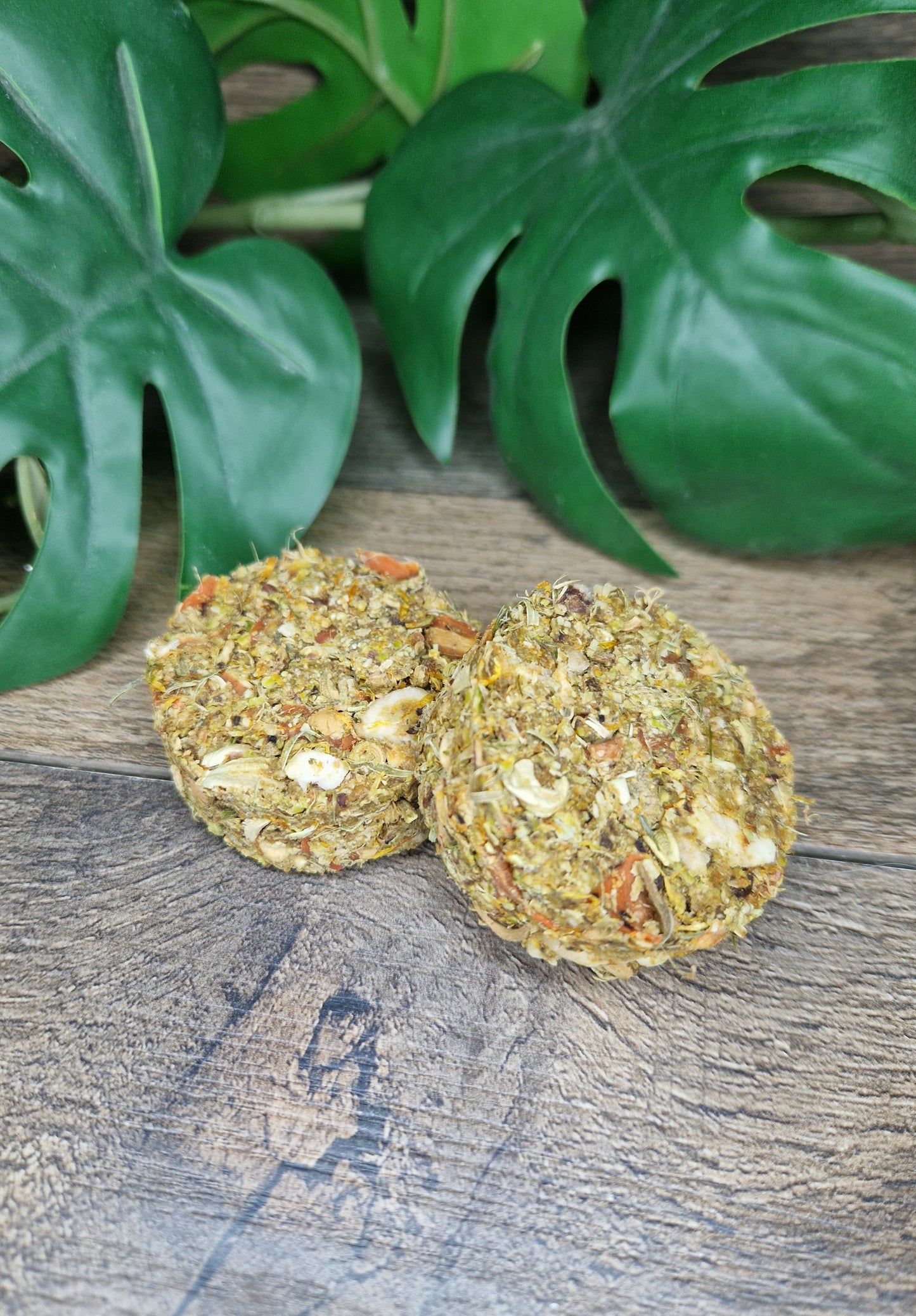 Biscuit Banane & fleurs de souci x2