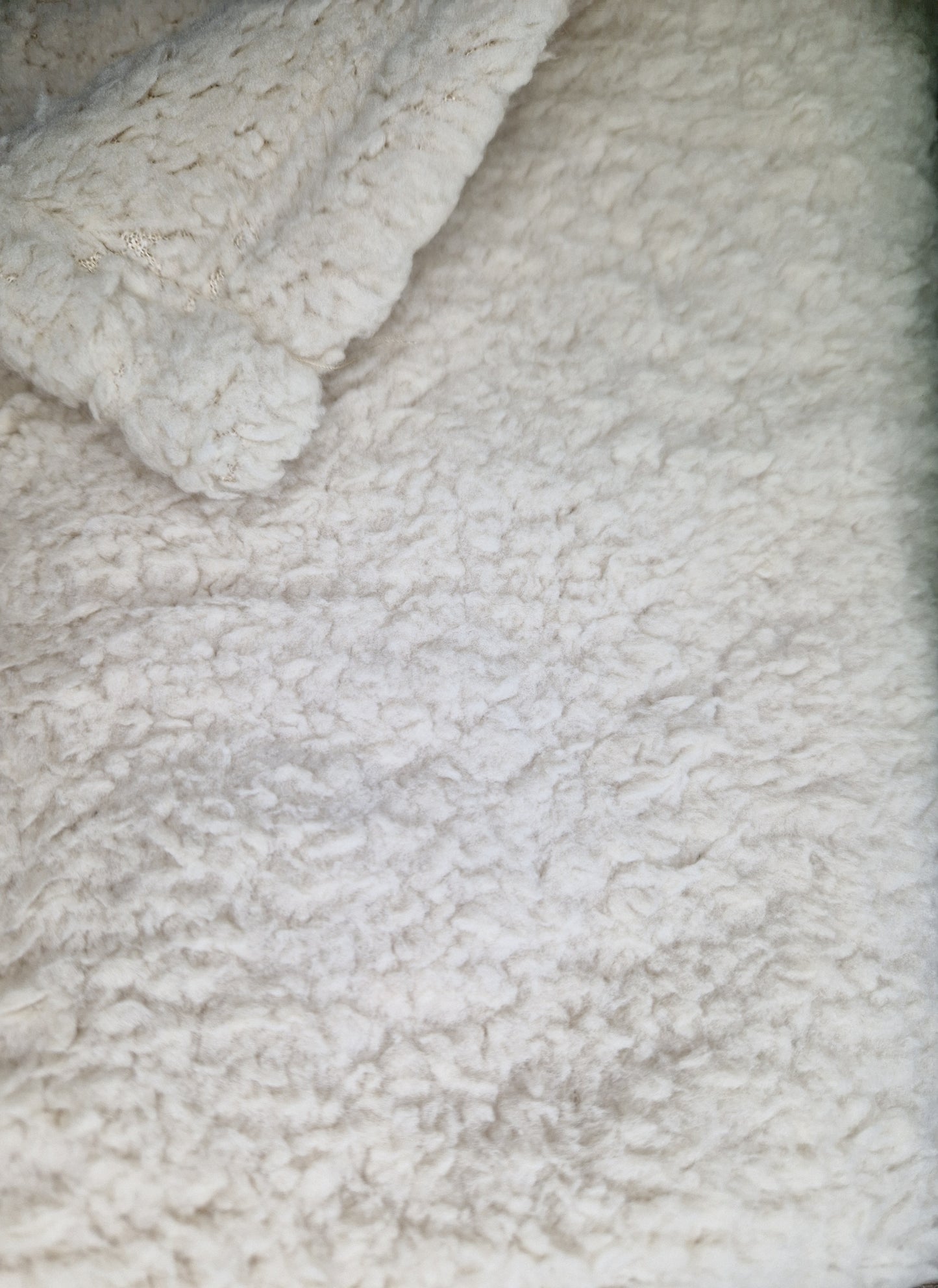 Couverture douce beige